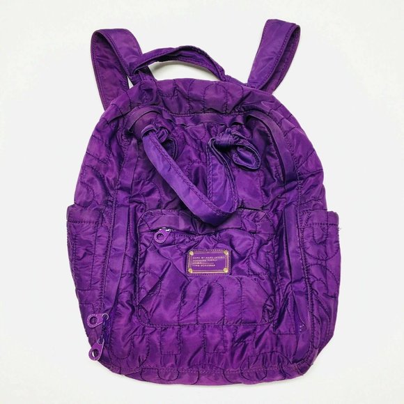 marc jacobs purple backpack